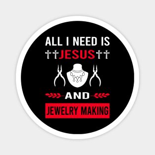 I Need Jesus And Jewelry Jewellery Making Jeweler Magnet